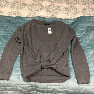 Gap tie front sweatshirt
